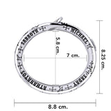 Sigil of the Archangel Michael Sterling Silver Cuff Bracelet TBA280 - Jewelry