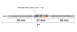 Celtic Silver Bracelet with Chakra Gemstones and Astrology Symbols TBA286 - Jewelry
