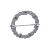 Chakra Celtic Silver Brooch TBC161 - Jewelry