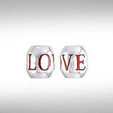 Round Love Silver Bead TBD019 - Jewelry