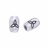 Cylinder Triquetra Silver Bead TBD021 - Jewelry