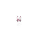 Round Filligree Bead with Enamel Accents TBD093 - Jewelry