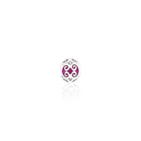 Round Filligree Bead with Enamel Accents TBD093 - Jewelry