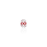 Round Filligree Bead with Enamel Accents TBD093 - Jewelry