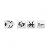 Triangle Pisces Zodiac Silver Bead TBD096 - Jewelry