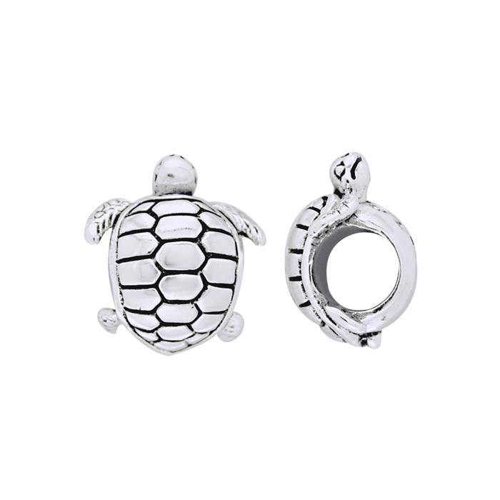 Turtle Sterling Silver Bead TBD139 - Jewelry