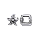 Starfish Sterling Silver Bead TBD146 - Jewelry
