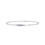 Twin Dolphins Silver Anklet TBG374