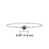 Dolphin Love Silver Anklet TBG387 - Jewelry