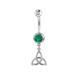 Celtic Triquetra Knot Silver Body Jewelry TBJ011 - Jewelry