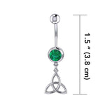 Celtic Triquetra Knot Silver Body Jewelry TBJ011 - Jewelry