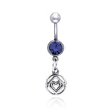 NA Hearts in Recovery Silver Belly Button Body Jewelry TBJ016 - Jewelry