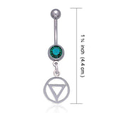 AA Recovery Navel Ring TBJ018 - Jewelry