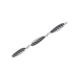 Surf Sterling Silver Link Bracelet TBL001 - Jewelry