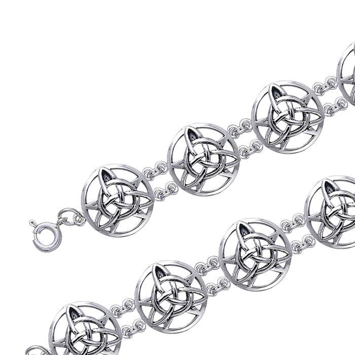Celtic Trinity The Star Silver Bracelet TBL027 - Jewelry