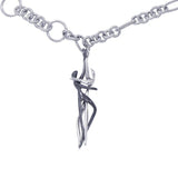 Yin Yang Lovers Silver Bracelet TBL050 - Jewelry