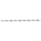 Celtic Irish Claddagh Link Bracelet TBL085