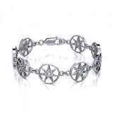 Elven Star Link Silver Bracelet TBL088 - Jewelry