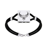 Fiery Phoenix Leather Cord Bracelet TBL195