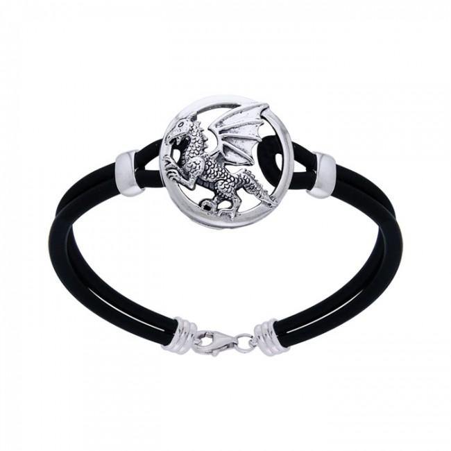 Dragon Leather Cord Bracelet TBL198 - Jewelry
