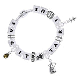 Sagittarius Astrology Bead Bracelet with Gem TBL319 - Jewelry