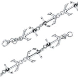Anchor Sterling Silver Link Bracelet TBL343