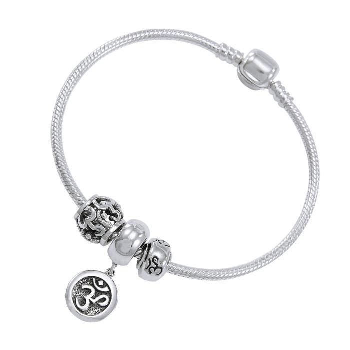 OM Sterling Silver Bead Bracelet TBL350 - Jewelry