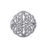 Celtic Knots Silver Brooch TBR008
