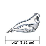 Mother and Child Sea Lion Sterling Silver Brooch TBR237 - Jewelry
