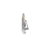 Tropical Fish Silver Brooch with Yellow Enamel TBR264 - Jewelry