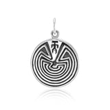 Labyrinth Silver Charm TC0580 - Jewelry