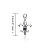 Fleur De Lis Silver Charm TCM032 - Jewelry