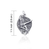 Celtic Knotwork Claddagh Irish Dancer Silver Charm TCM036 - Jewelry