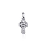 Celtic Knotwork Cross Silver Charm TCM051 - Jewelry