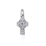 Celtic Knotwork Cross Silver Charm TCM051 - Jewelry