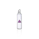 Power Triangle Silver Charm TCM068