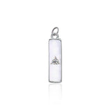 Power Triangle Silver Charm TCM068 - Jewelry
