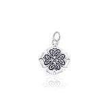 Celtic Knots And Irish Shamrock Silver Charm TCM131 - Jewelry