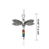 The Dragonfly Sterling Silver Charm TCM270 - Jewelry