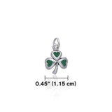 Silver Shamrock Charm TCM308 - Jewelry