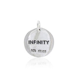 Symbol of Infinity Sterling Silver Charm TCM472 - Jewelry