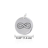 Symbol of Infinity Sterling Silver Charm TCM472 - Jewelry