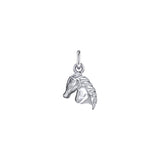 Equestrian Horse Silver Charm TCM650