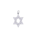 Star of David Silver Charm TCM669 - Jewelry