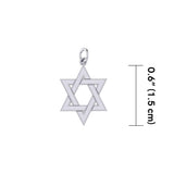 Star of David Silver Charm TCM669 - Jewelry