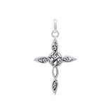 Fantastic Celtic Cross Silver Charm TCM678