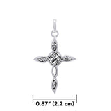 Fantastic Celtic Cross Silver Charm TCM678 - Jewelry