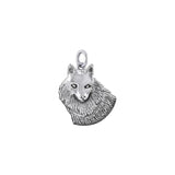 Wonderful Wolf Sterling Silver Charm TCM685