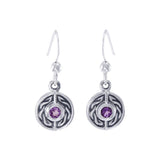 Celtic Knotwork Silver Earrings TE1014 - Jewelry