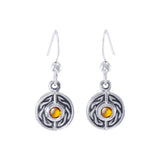 Celtic Knotwork Silver Earrings TE1014 - Jewelry
